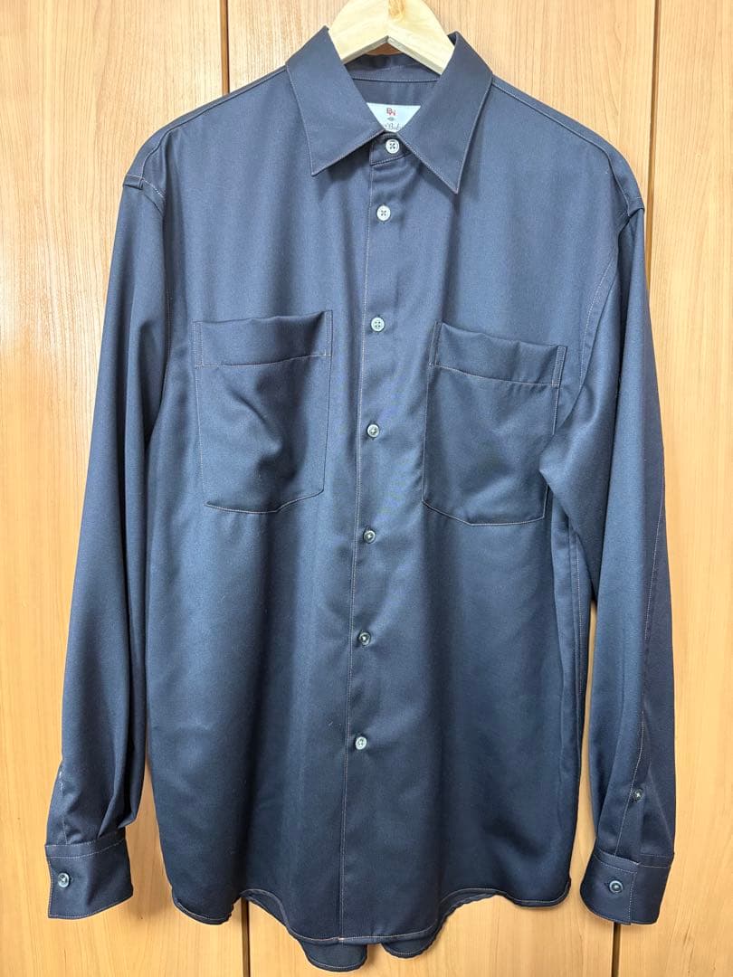 MB ULTIMATE 尾州ウール パーマネントカラーステッチシャツ - メルカリ