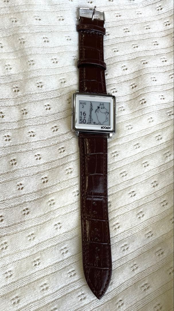 【25年6月電池交換】スマートキャンバス　ムーミン　ベルト新品！順調稼働 スマートキャンバス、ホワイトバンドプレゼントキャンペーン