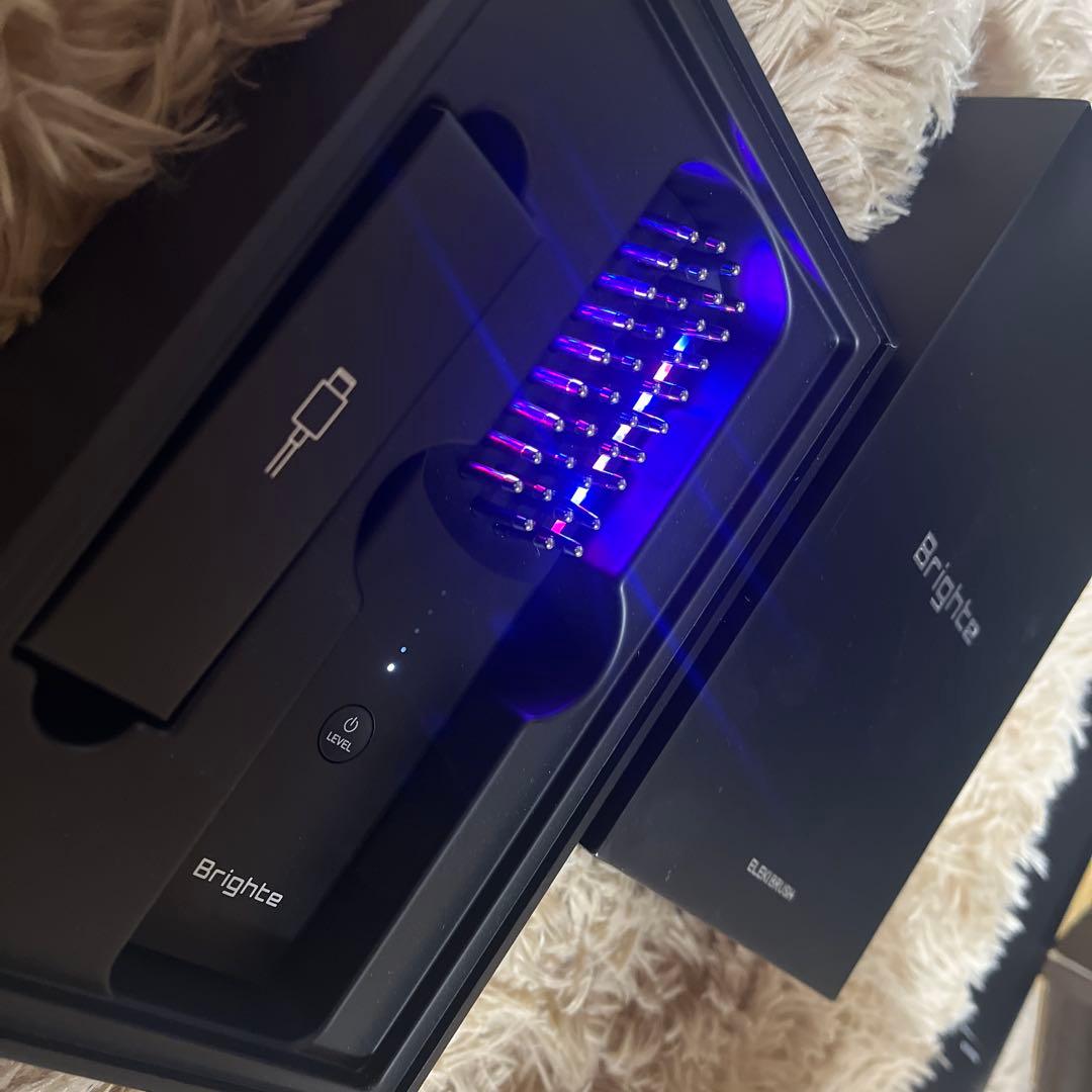 ブライト　エレキブラシ Brighte（ブライト） エレキブラシ プラス ブラシ型 美顔器 頭皮ケア