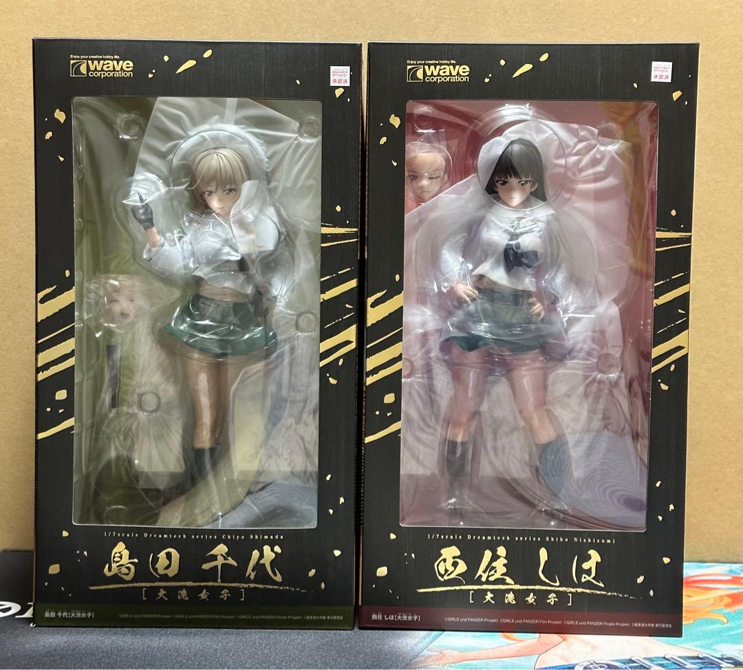 週末特価】島田千代 & 西住しほ 大洗女子 未開封 2体セット wave