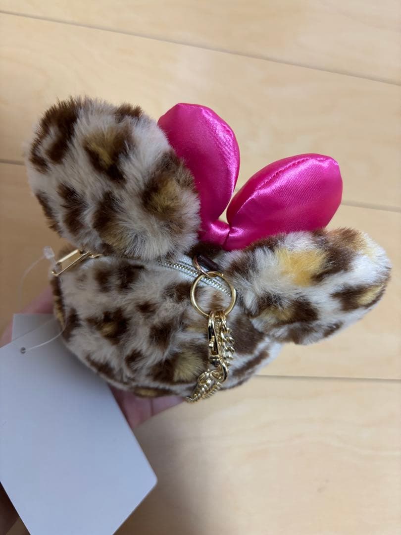 ディズニー 新作 ヒョウ柄 ミニーちゃん ポーチ - メルカリ