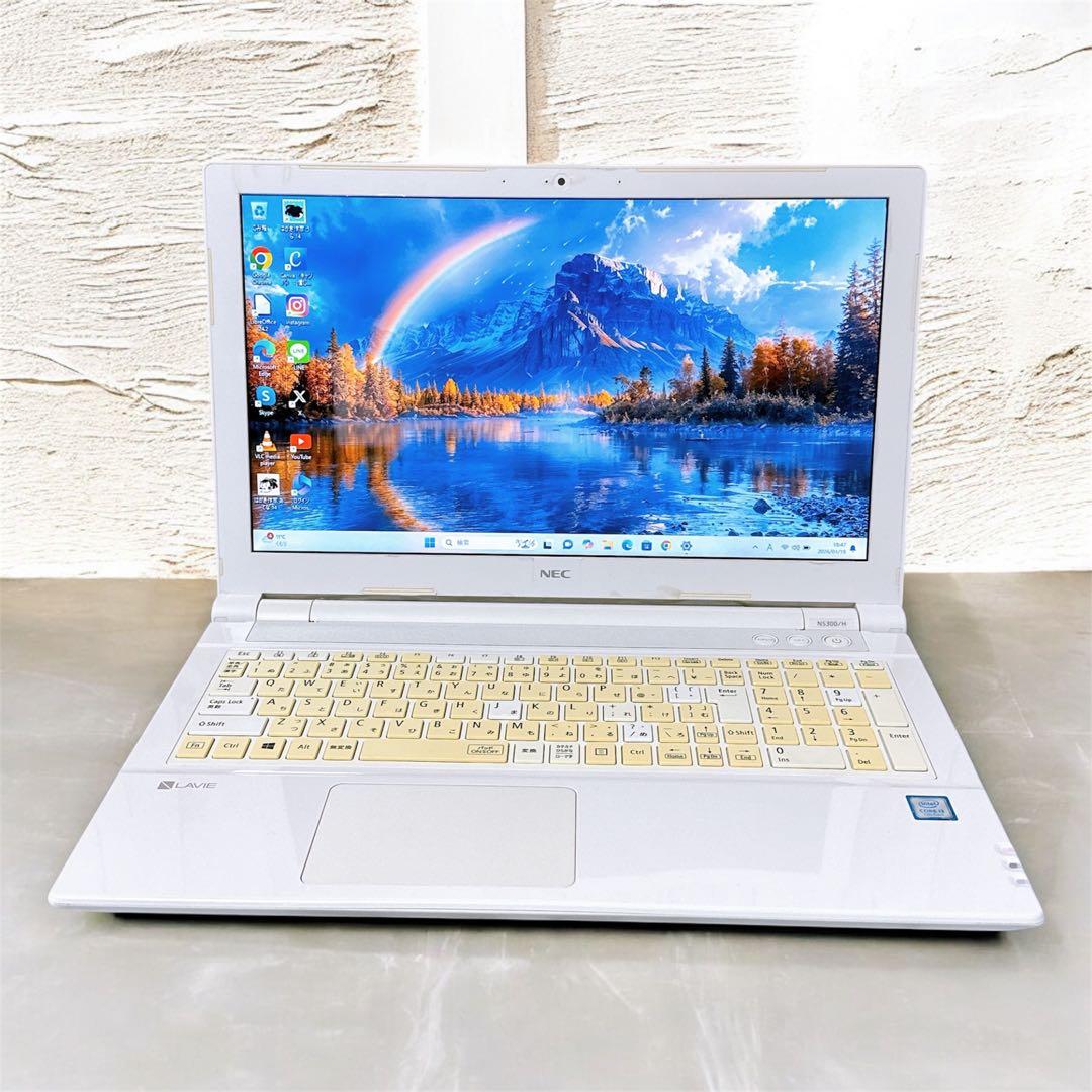 【赤字価格】すぐ使えるパソコンPC 快適i3/爆速SSD＆メモリ8GB✨カメラ付