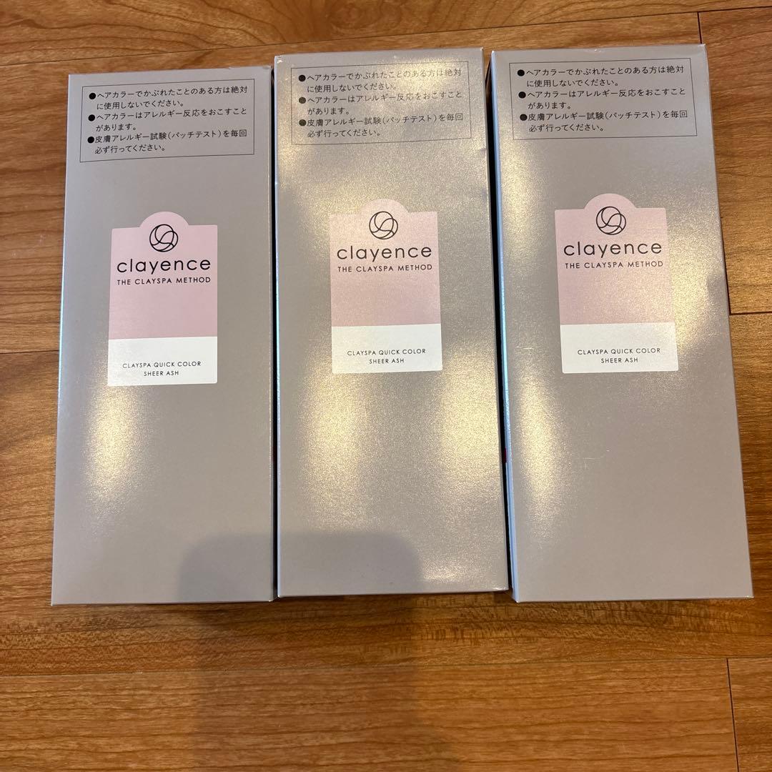 クレイエンス クレイスパ クイックカラー シアーアッシュ 80g　3箱 Amazon | CLAYENCE クレイエンス クレイスパ クイックカラー A シアー
