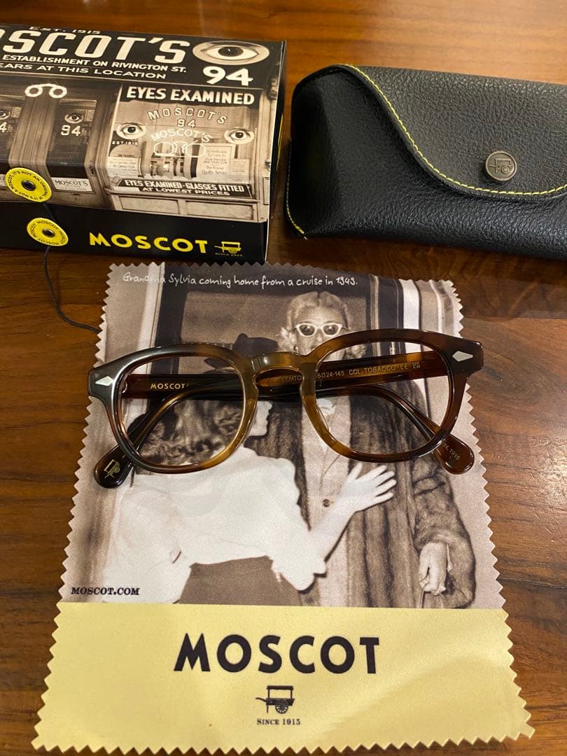 メガネ・老眼鏡 MOSCOT LEMTOSH 46 TOBACCO