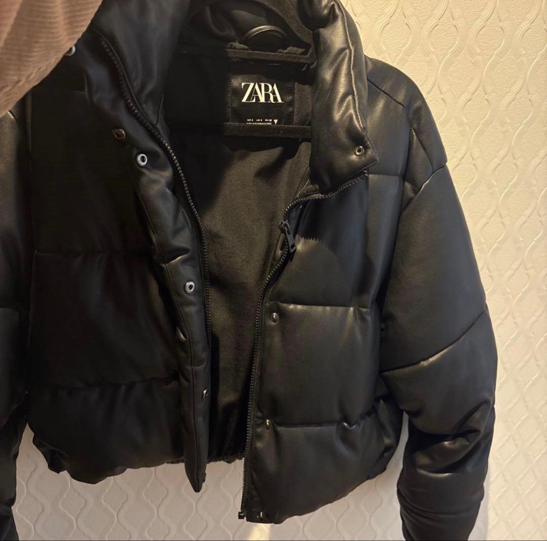 最終値下げ　ZARA ショート丈ダウンジャケット