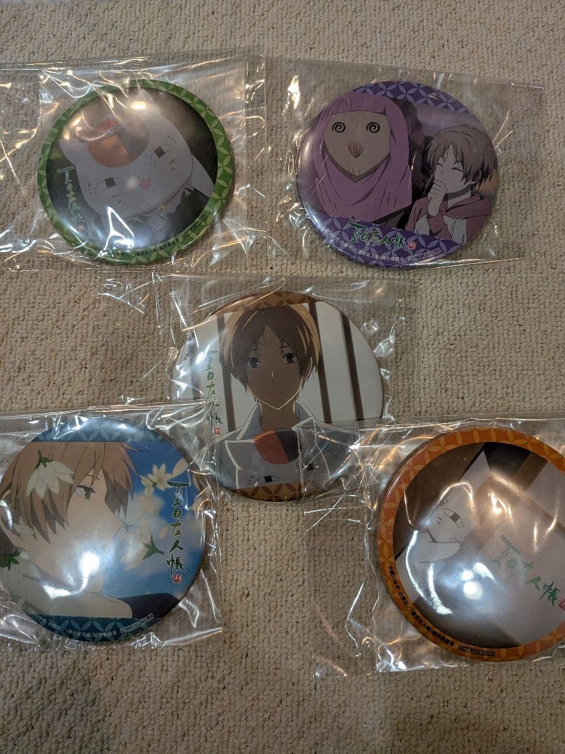 非売品　夏目友人帳 伍 Amazon　DVD購入特典　 缶バッジ　コンプリート