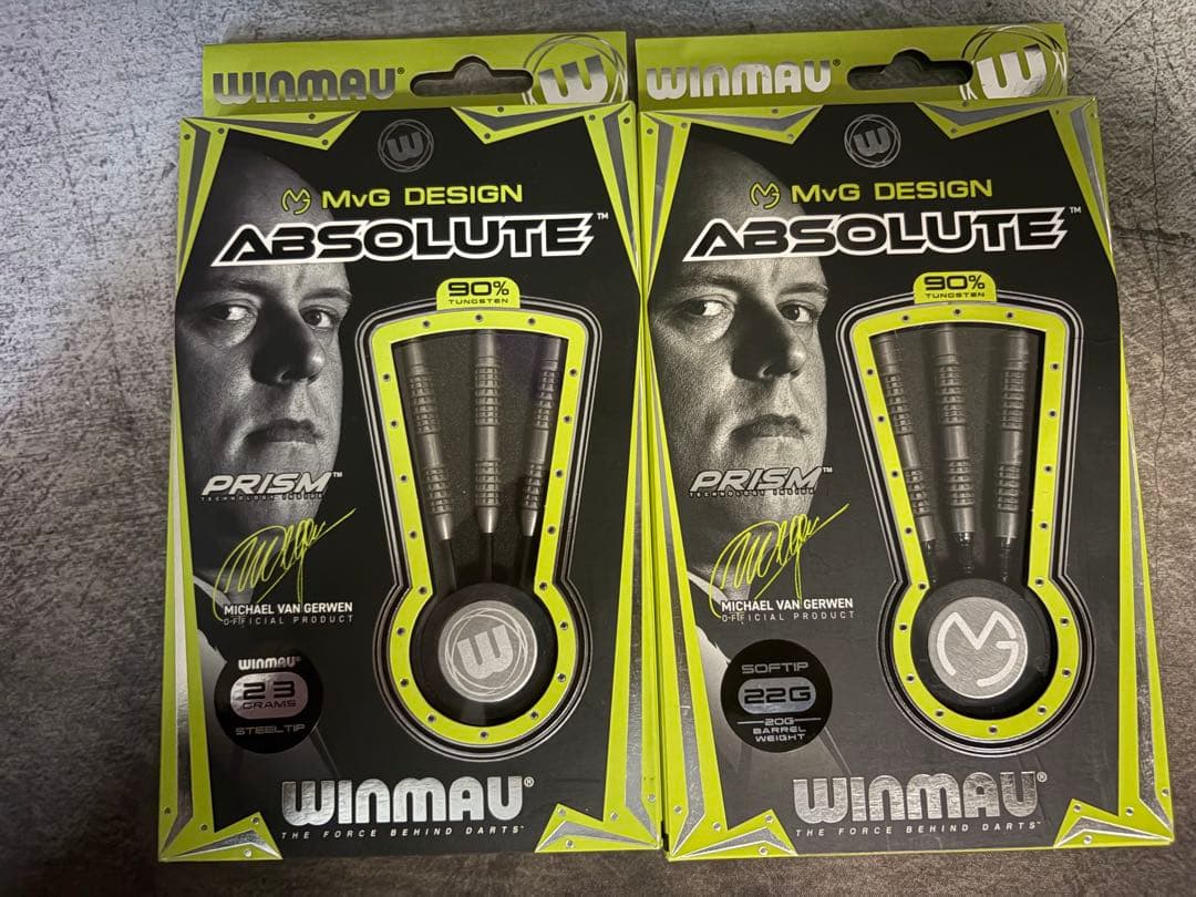 Winmau MVG Absolute ソフト&スティールセット ダーツ > ソフトダーツ > ブランド【ア行】 > ウィンモウ > Winmau