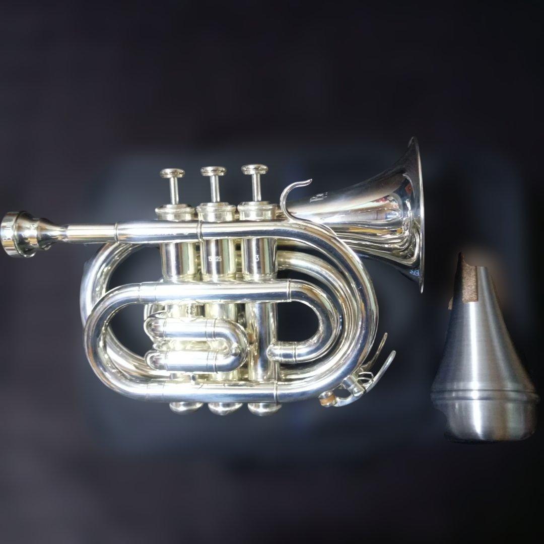 BRIILER ブリエル ポケットトランペットS 本体 専用ケースアルミミュート