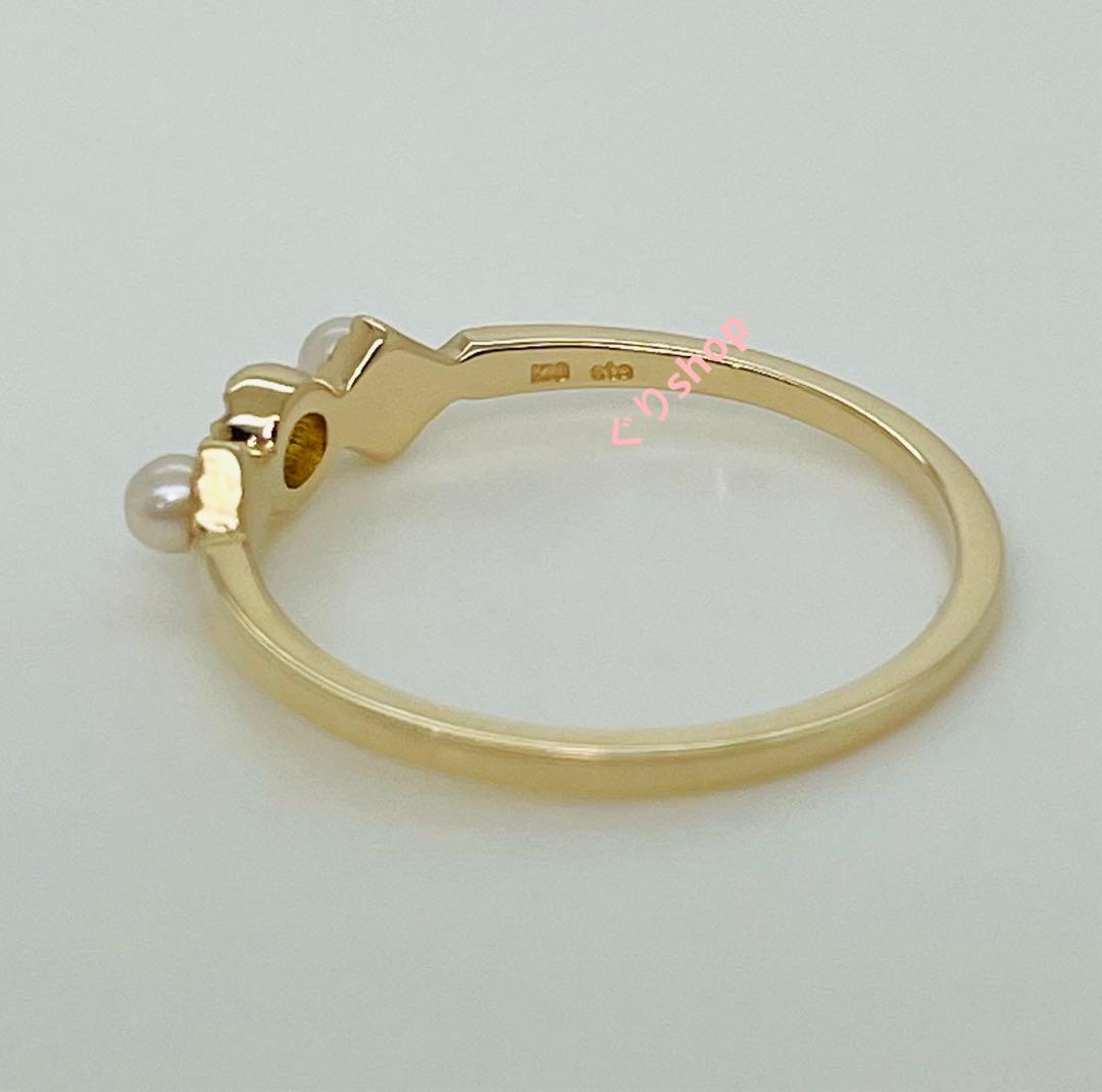 ete k10 オパールリング 11号 p*e様 ete K10 YG オパール リング 11