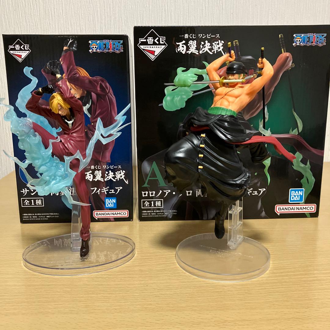 一番くじ ワンピース 両翼決戦 ゾロ&サンジ フィギュア - メルカリ