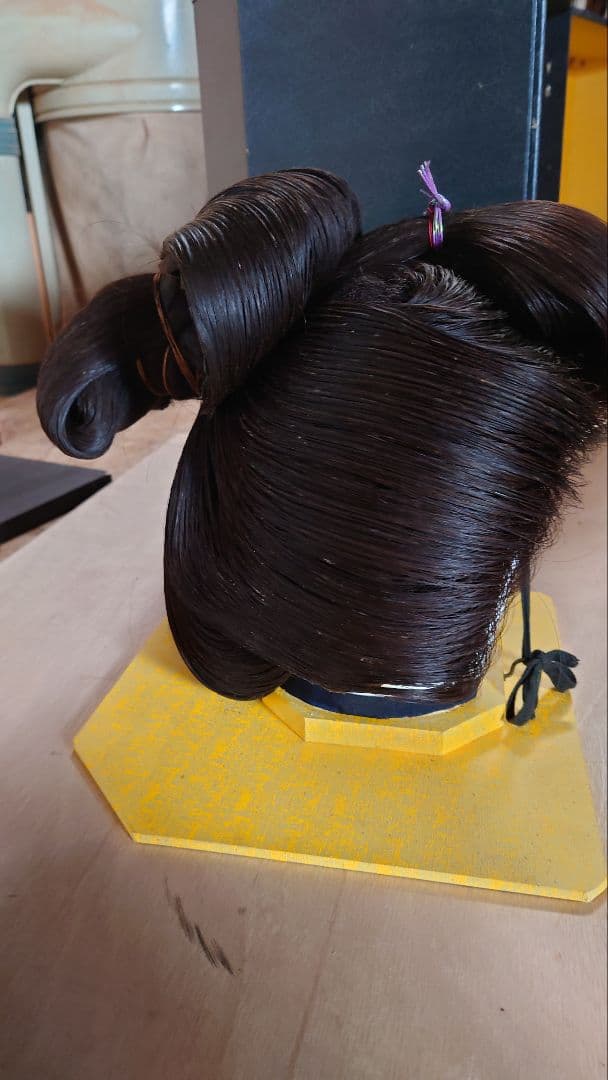 日本髪かつら 演劇用 コスプレ用 観賞用 2個セット コスプレ用 観賞用