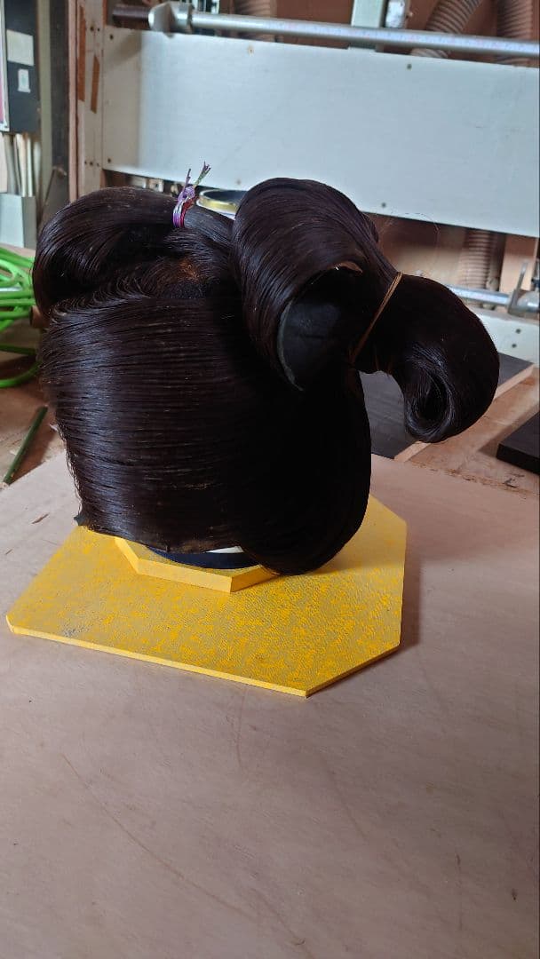 日本髪かつら 演劇用 コスプレ用 観賞用 2個セット コスプレ用 観賞用