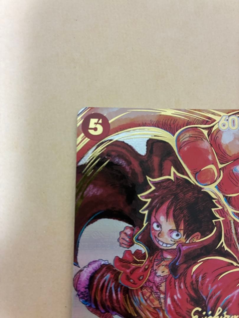 モンキー・D・ルフィ：尾田栄一郎サイン SR パラレル ST01-012 - メルカリ