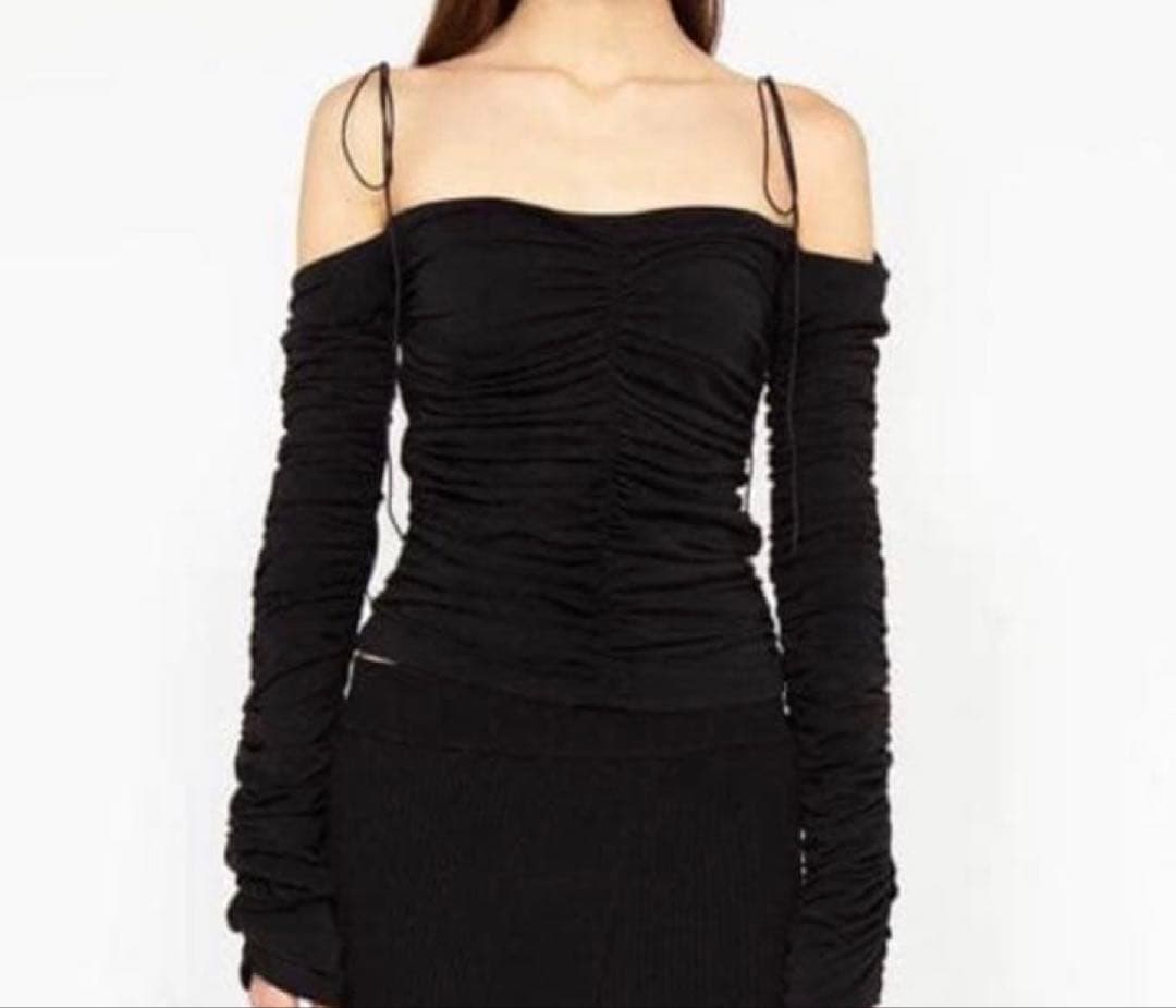 determ オフショルトップス　デターム me+em select（ミームセレクト） tシャツ レディース : ZOZOTOWN Yahoo