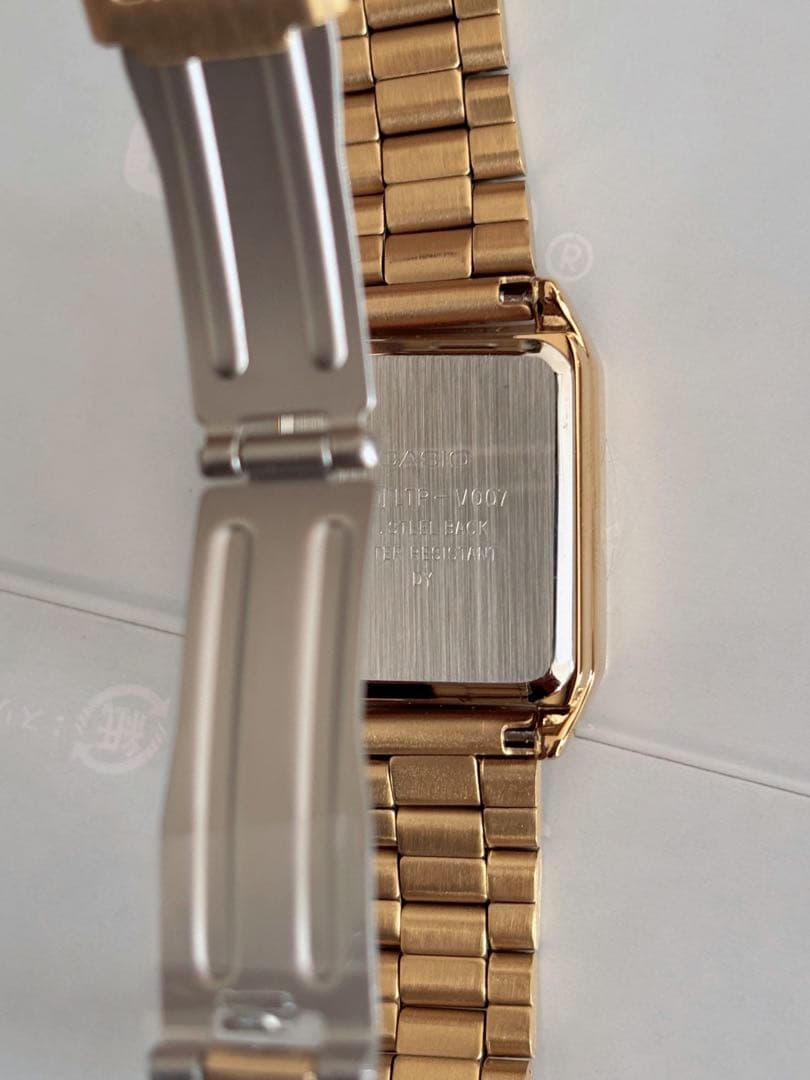 CASIO カシオ LTP-V007G-9B ゴールド 腕時計 試着のみ新品同様 - メルカリ
