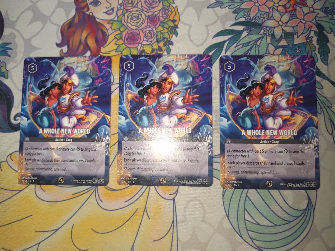 ロルカナ A Whole New World 海外プロモ3枚セット ロルカナ ホールニューワールド A Whole New World 海外プロモ - メルカリ