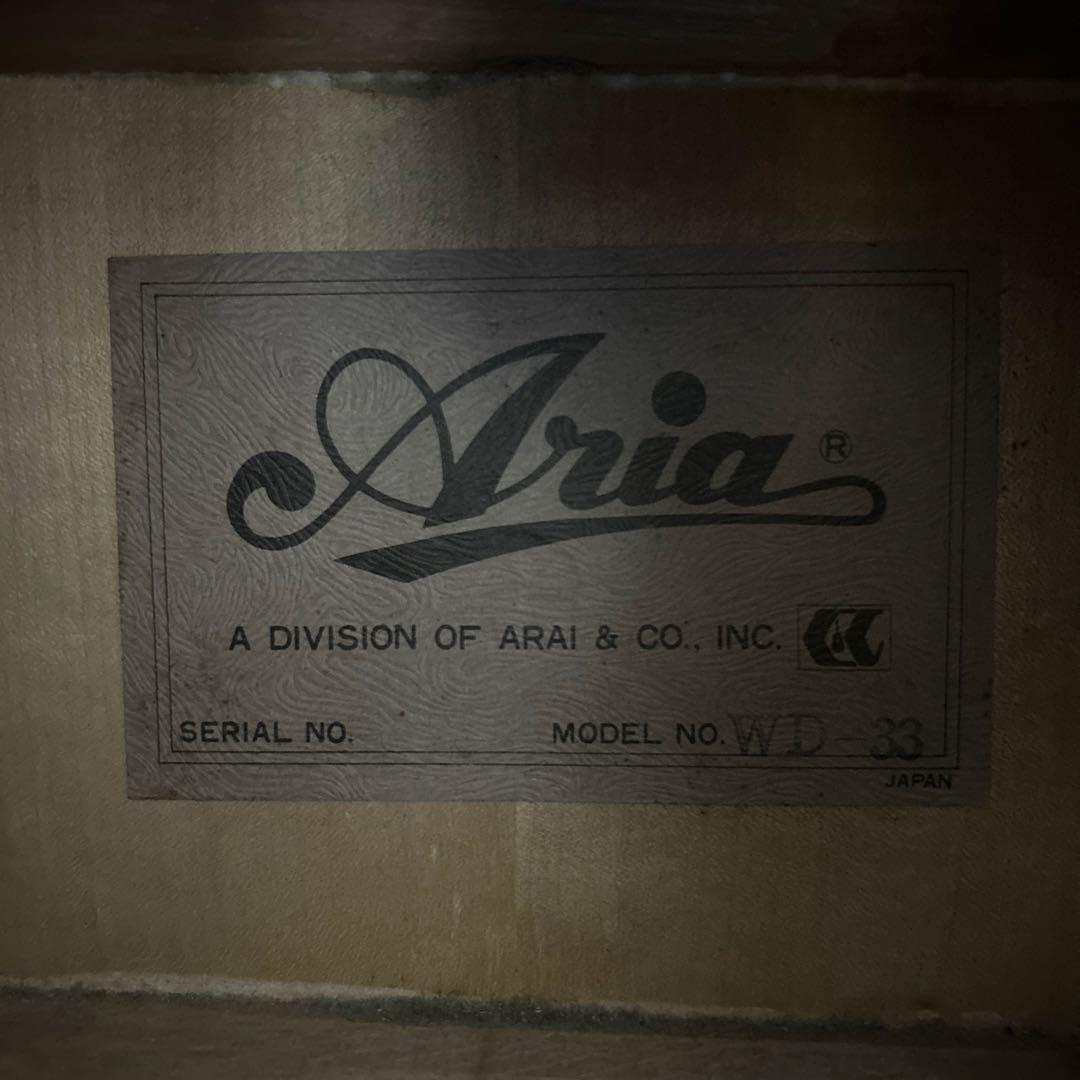 Aria WD-33 アリア ジャパンビンテージ ダヴタイプ - メルカリ