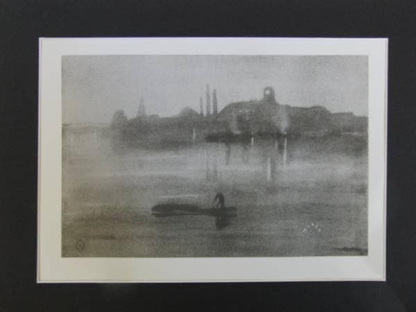 ホイッスラー、NOCTURN、高級画版、Ｗサイン入、新品額付