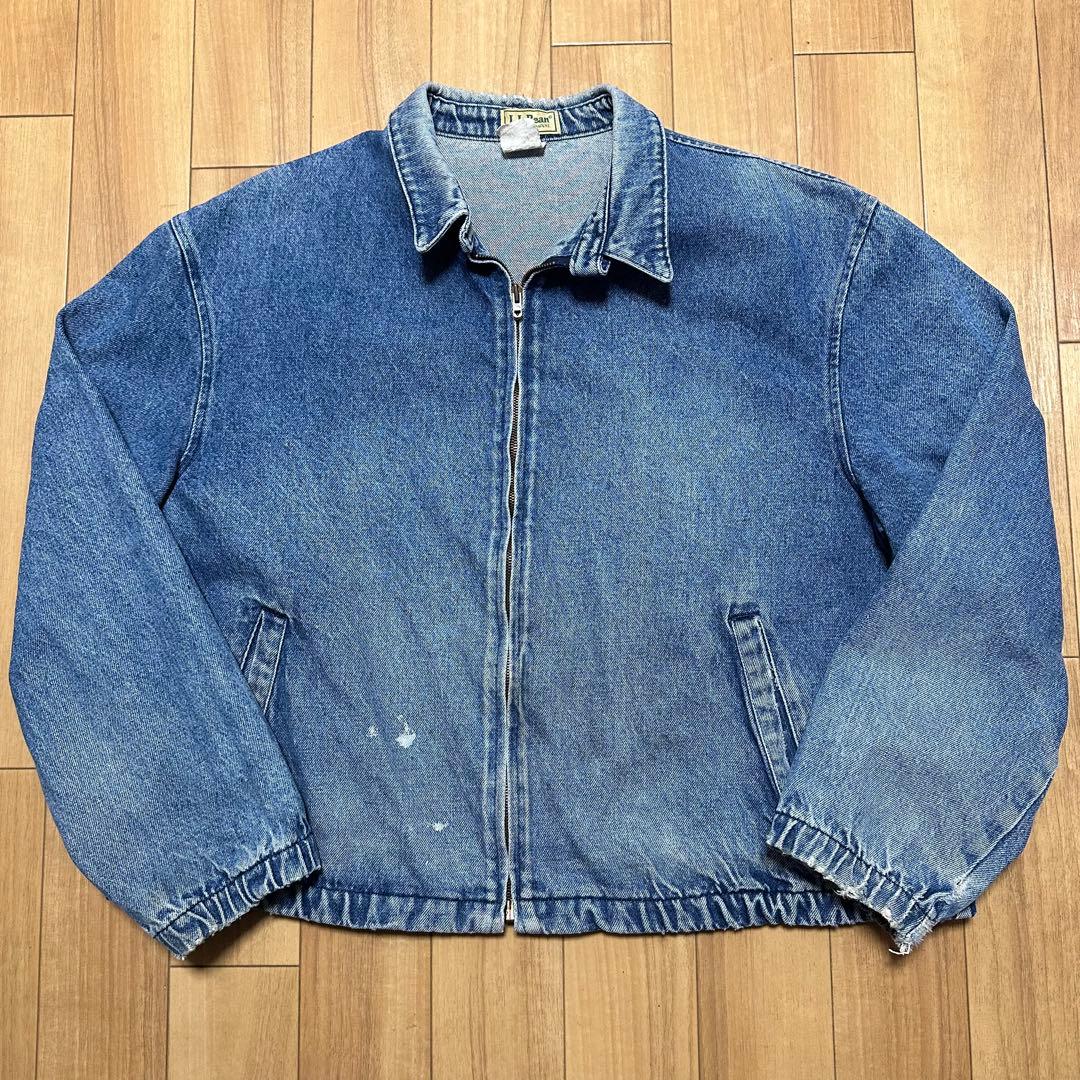 80s90s LLBEAN デニムスイングトップ デニムジャケット