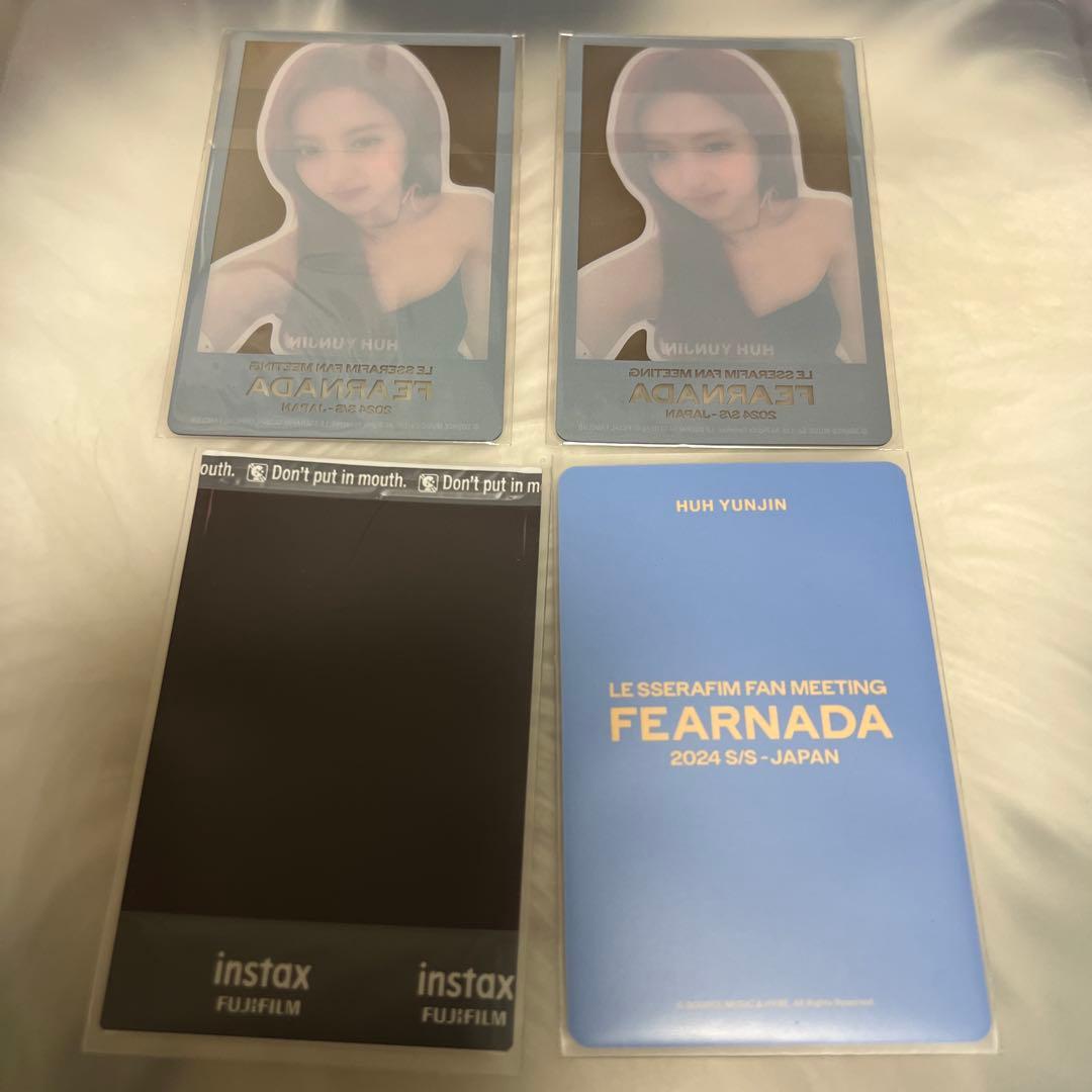 Huh Yunjin LESSERAFIM タレントカードセット - メルカリ