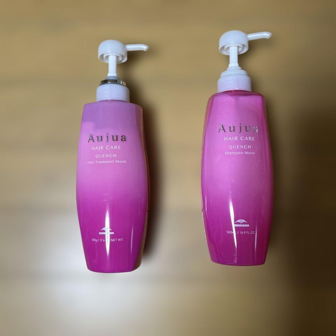 オージュアQUモイストシャンプー＆トリートメントセット500ml Aujua ミルボン オージュア QU クエンチ シャンプー モイスト 500ml