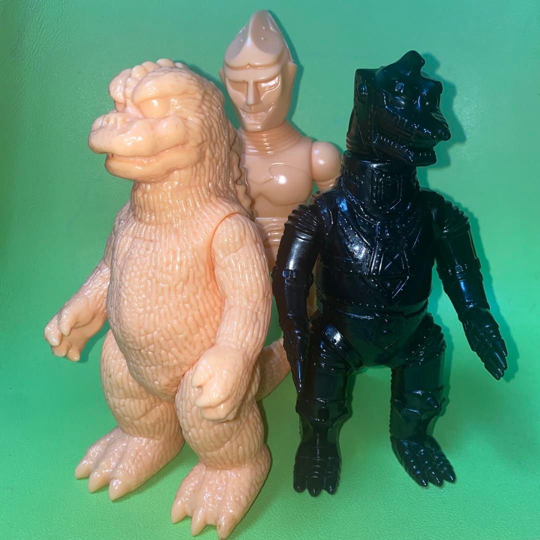 M1号★ソフビ★ゴジラ★メカゴジラ★ジェットジャガー★3体セット★ワンフェス限定