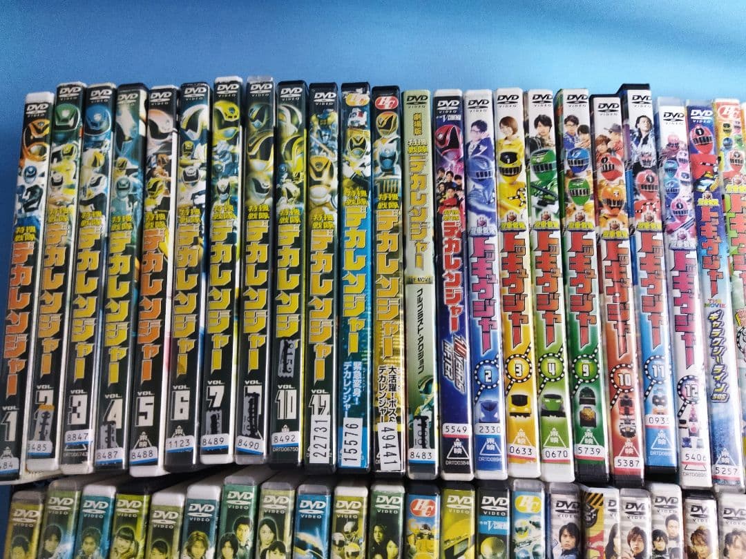 戦隊もの レンタルアップ DVD 83点 まとめ大量セット - メルカリ