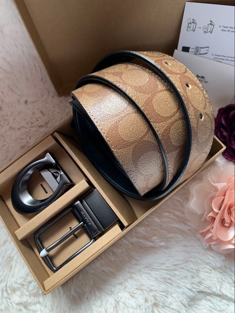 ✨️新品未使用✨️COACH リバーシブルレザーベルト