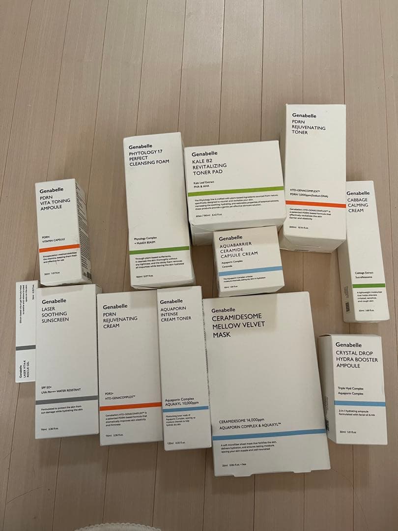 37920円分！！12点セット　genabelle 化粧品など(箱潰れあり)