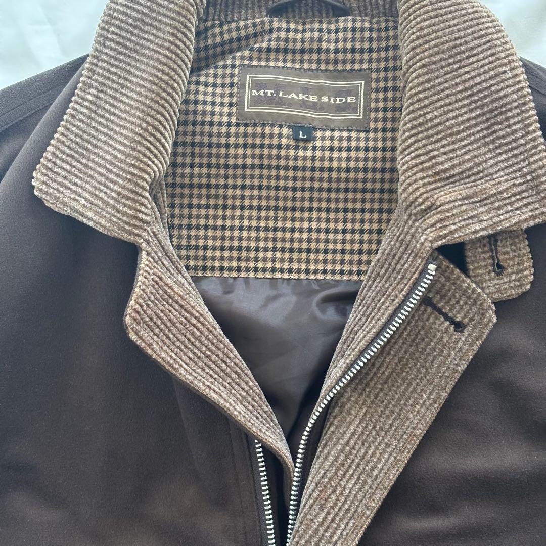 90's vintage ブルゾン ブラウン 短丈 ワイド アメカジ カジュアル