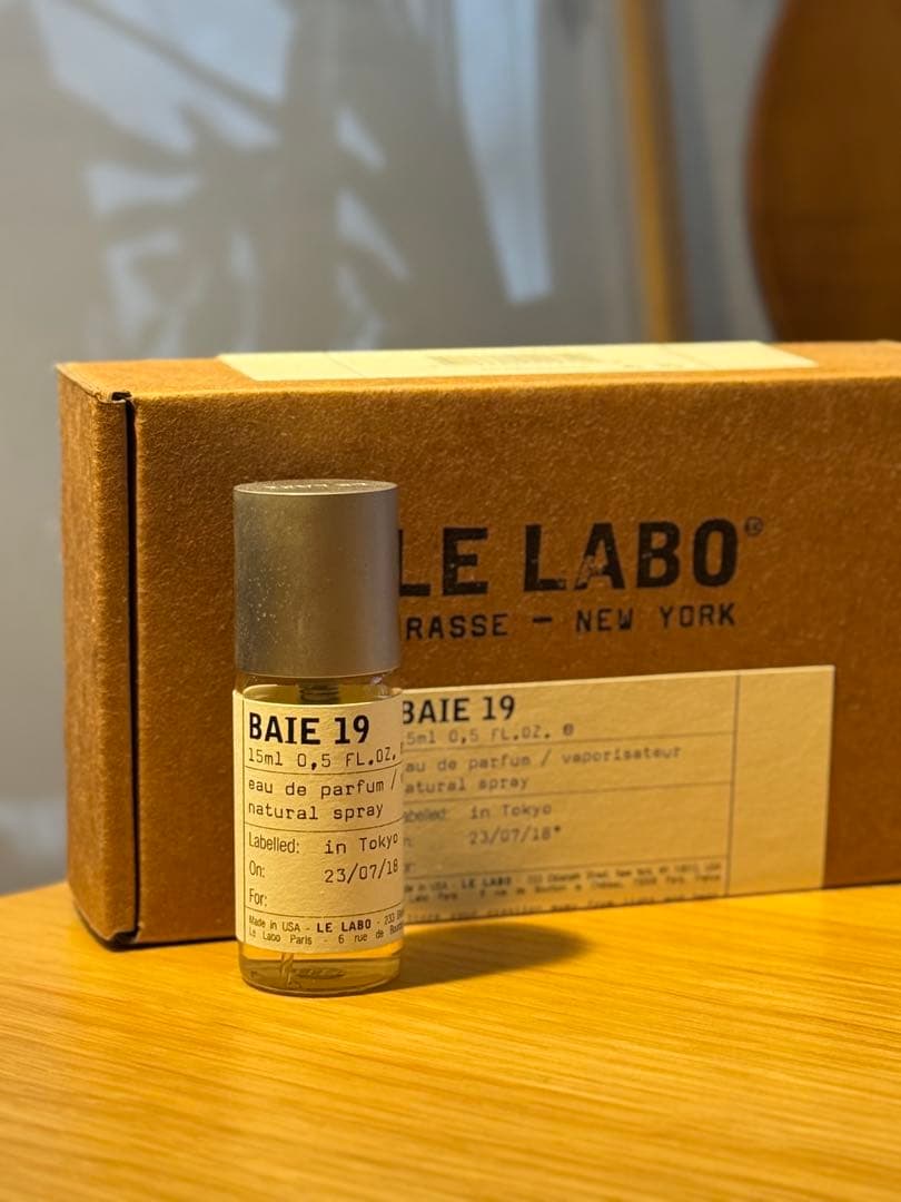 LE LABO BAIE 19 香水 15ml