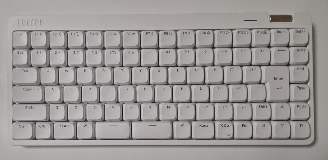 Lofree キーボード Flow Lite JIS (White) Lofree Flow lite JIS版を使ってみて、良いキーボードだと感じたが