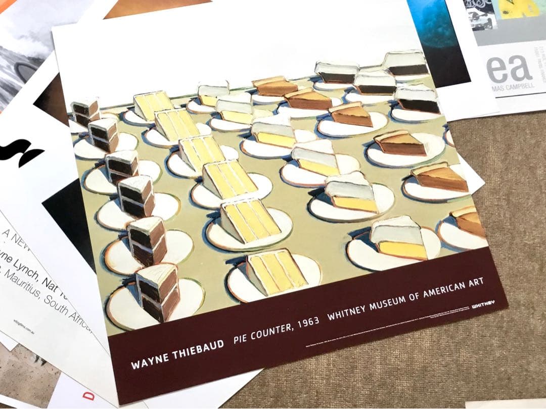 ウェイン・ティーボー　Wayne Thiebaud 「パイカウンター」