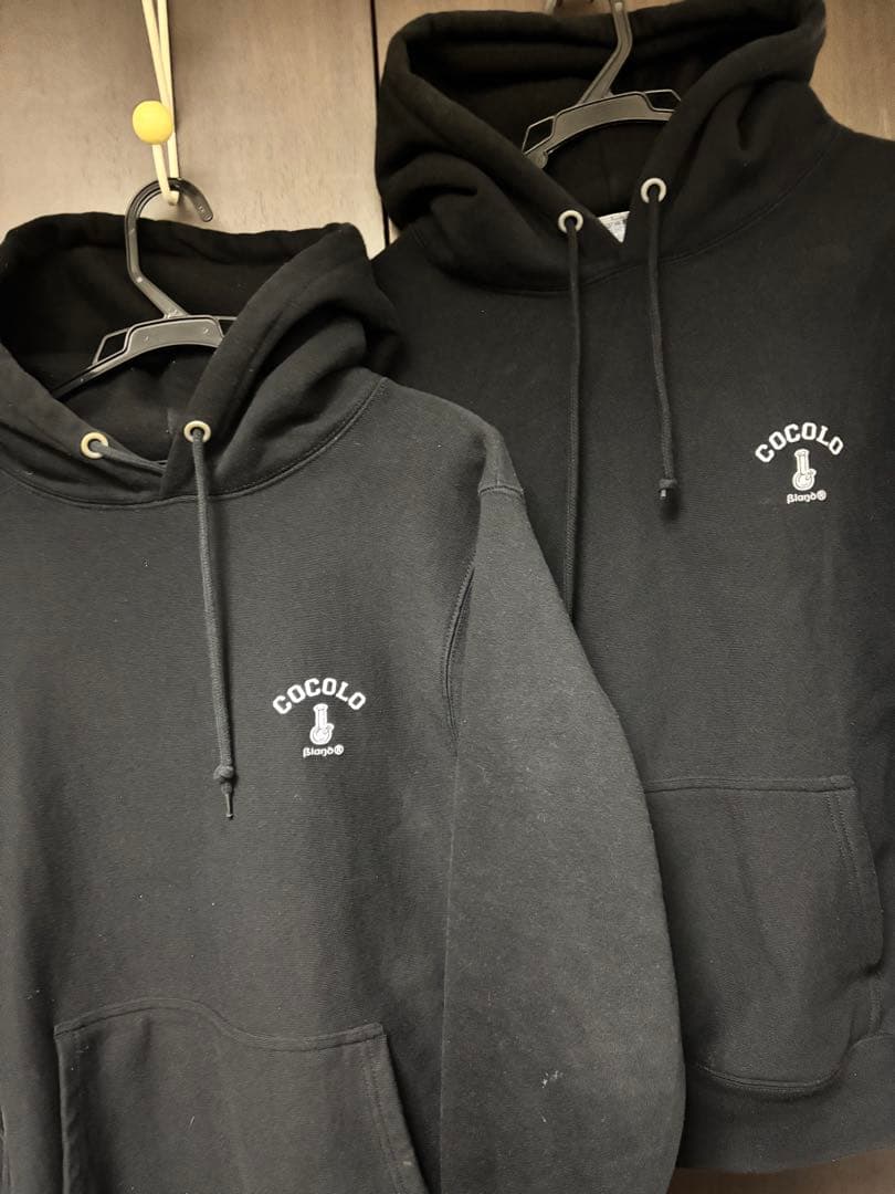 ココロパーカー２つセット ばら売りも可能 BACK BONG ZIP HODDIE(BLACK） - COCOLOBLAND WEB STORE
