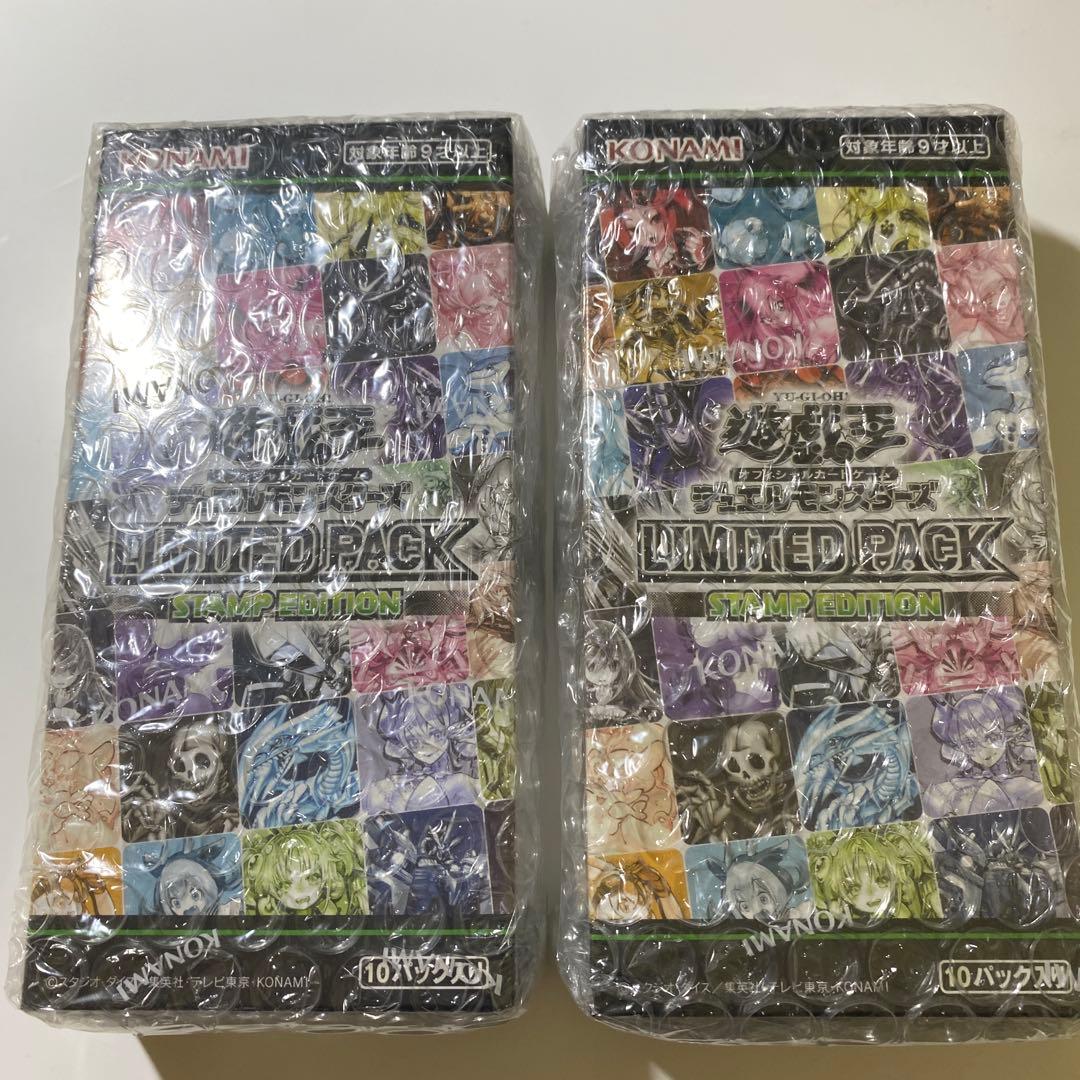 LIMITED PACK STAMP EDITION未開封シュリンク付き2box LIMITED PACK STAMP EDITION未開封シュリンク付き2box コナミスタイル