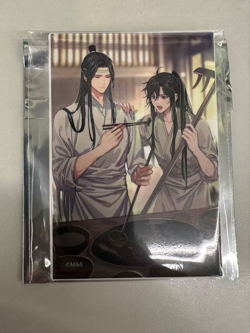 魔道祖師 完結記念展 ラジドラ PASH スクエア缶バッジ 忘羨 魏嬰 藍湛