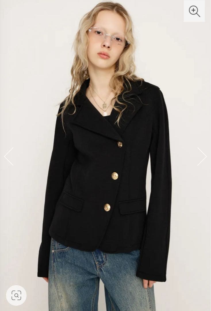 SLY 完売品 KNITTING MANNISH TAILORED ジャケット