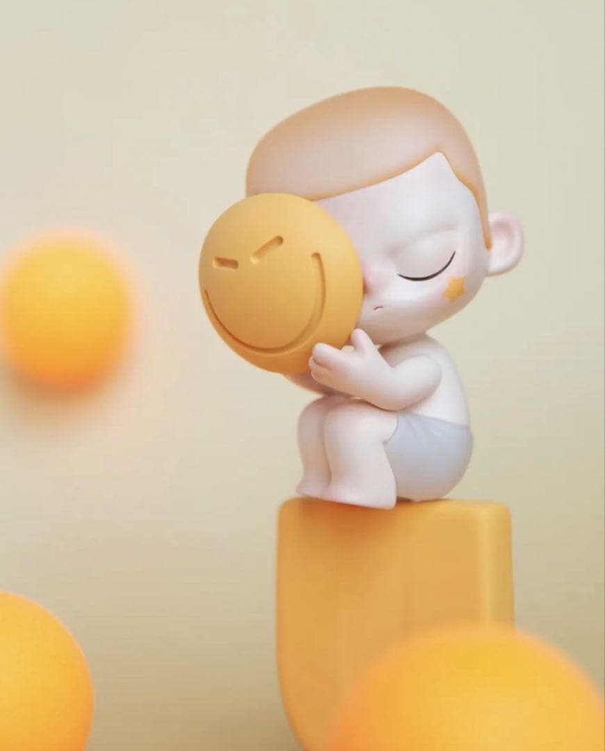 POPMART KUBO 感情の秘密-黄 限定フィギュア