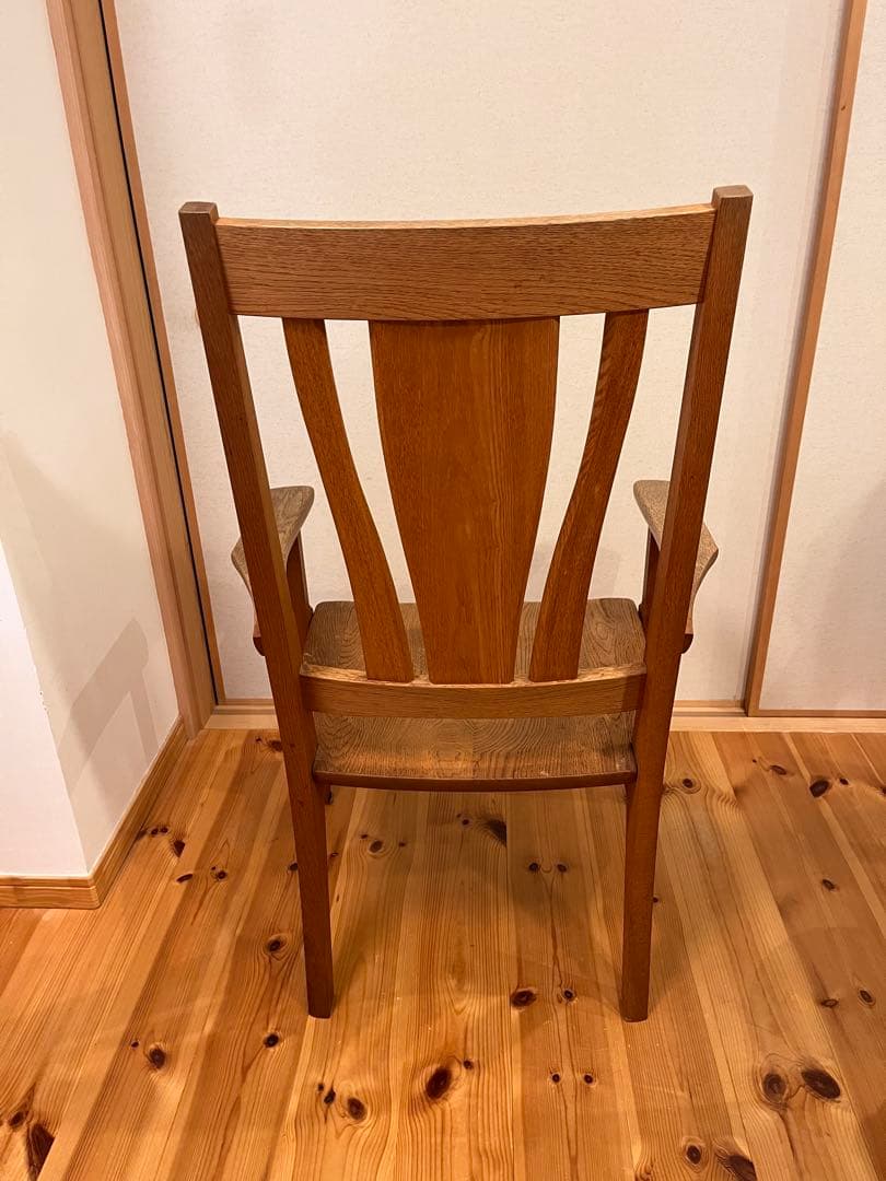 オークヴィレッジ チェア 肘付き椅子 oak village - メルカリ