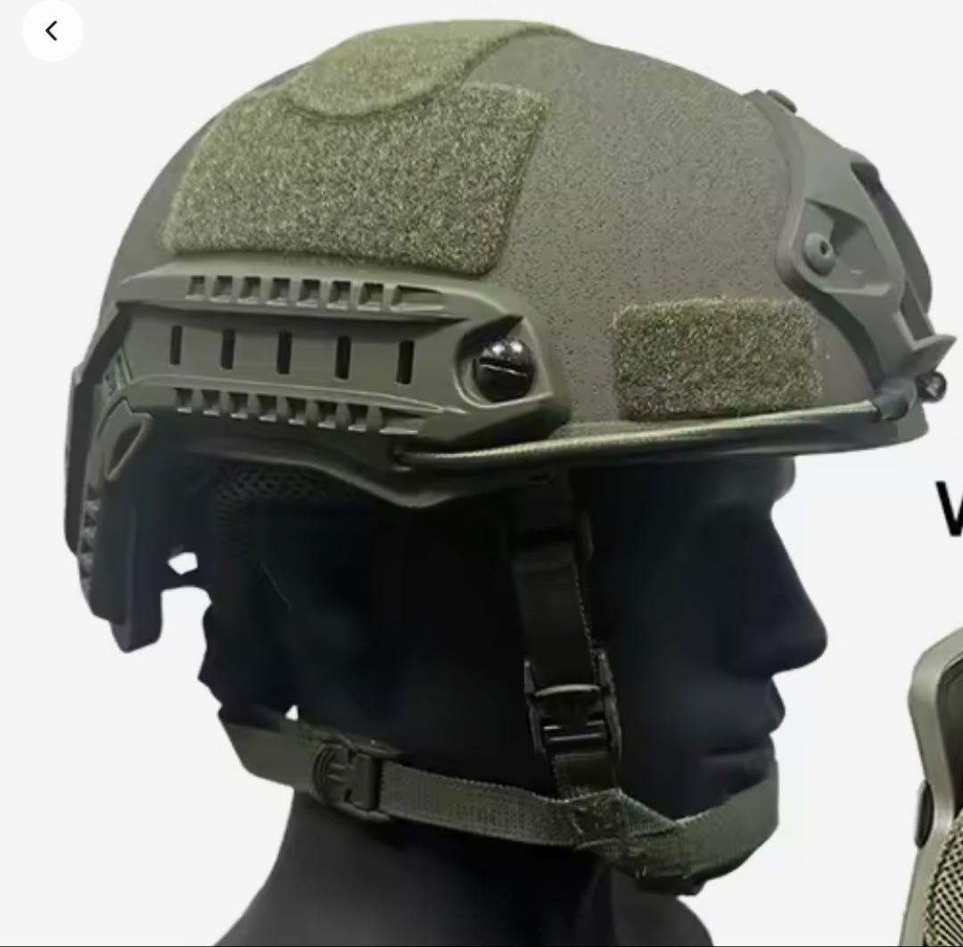 fast ヘルメット　NIJ IIIAレベル、　防弾性能あり