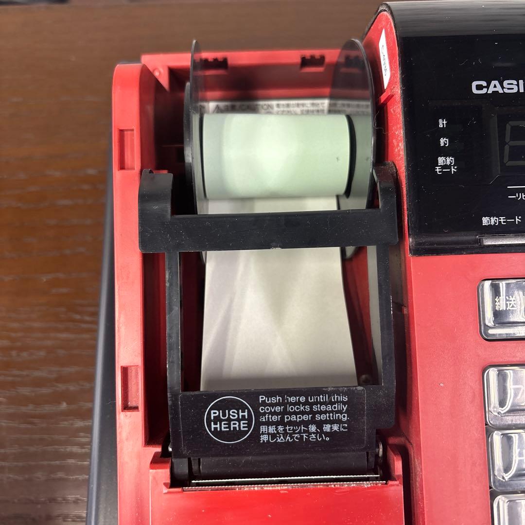 カシオレジスターSE-S20/NL200 レッド【動作確認済み】 - メルカリ
