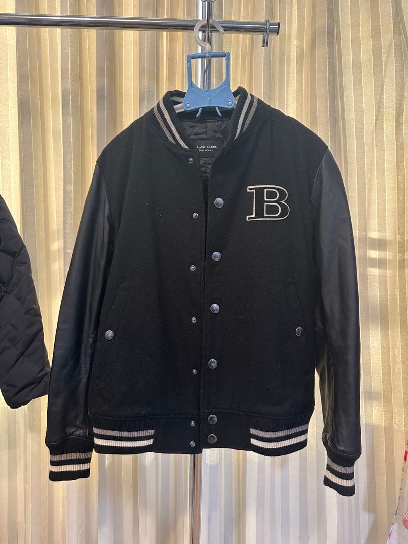 Burberry Black Label スタジャン Lサイズ - メルカリ