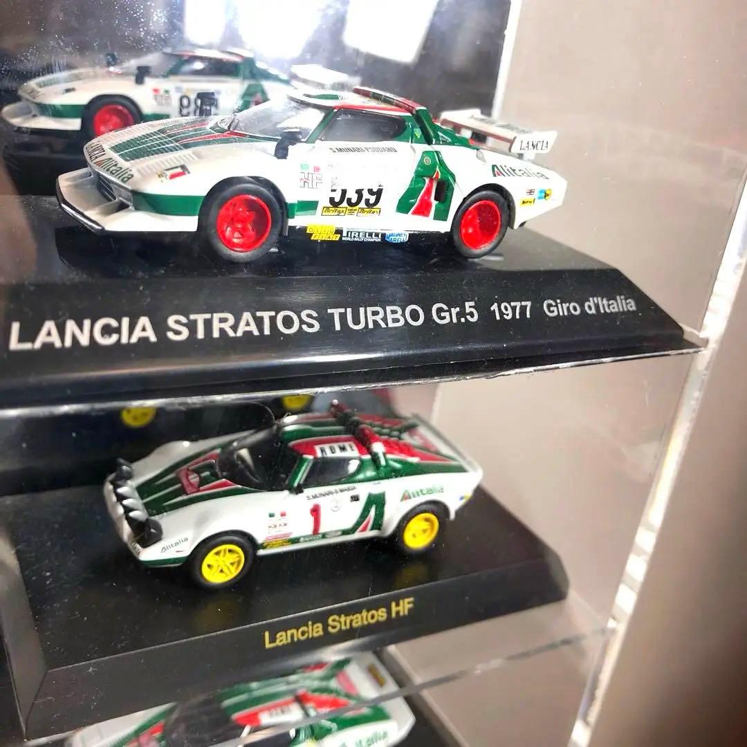 Cm's 京商1/64ラリカーLANCIA FiatALFA12台セットケース付