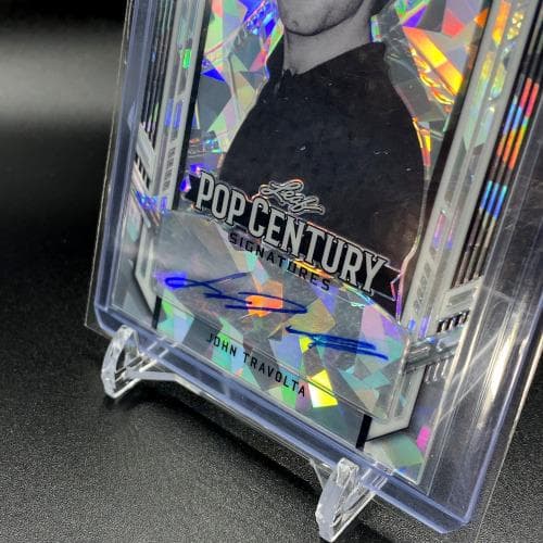 leaf pop century ジョン・トラボルタサインカード