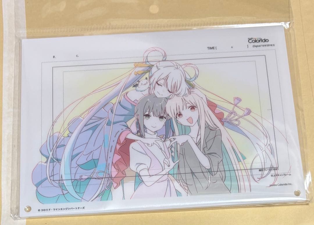 超かぐや姫！　ラフ原画　アクリルパネル