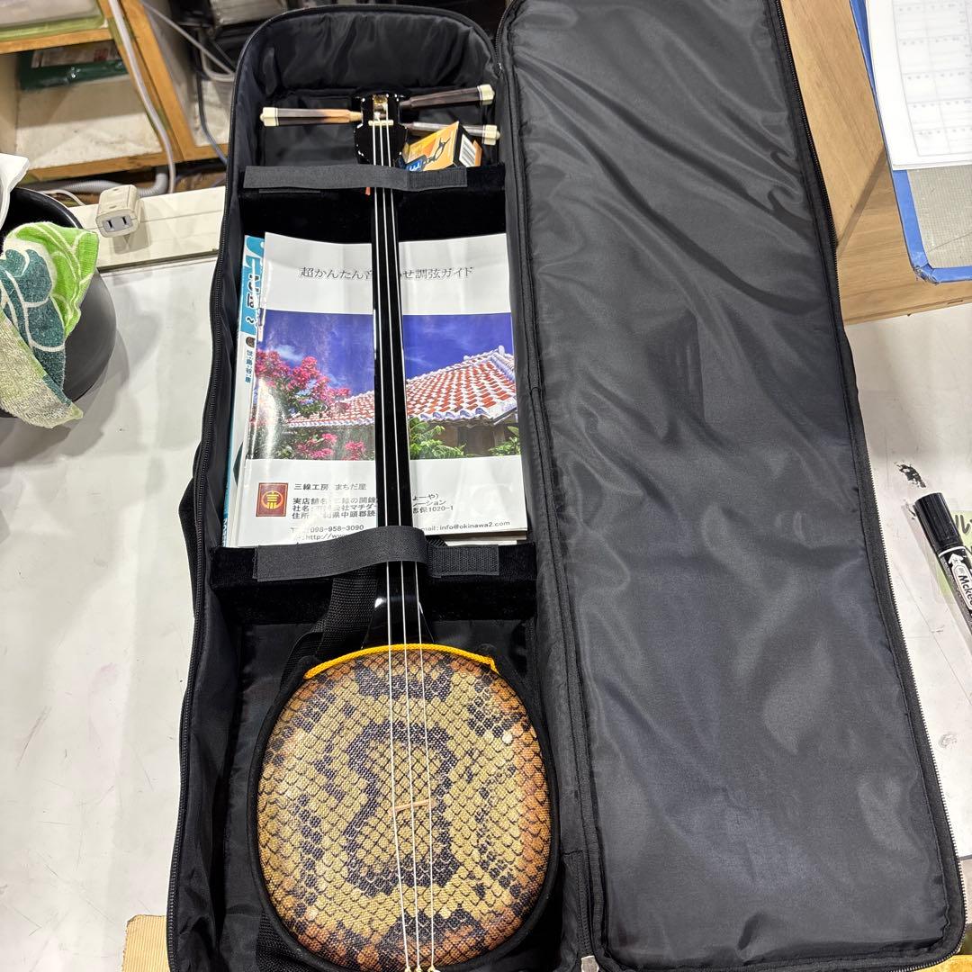 T108 美品！ 三味線 入門セット 16set-traial.jpg