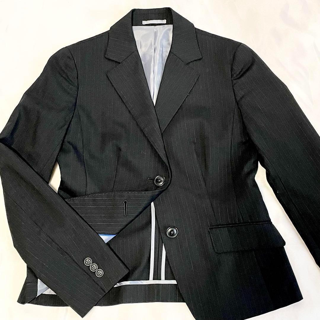 J.PRESS 背抜 パンツスーツ 黒　9号 高級感 オンワード　就活　5万　M