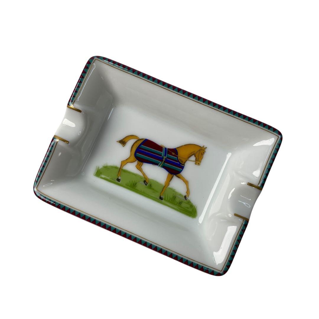 美品 エルメス HERMES 馬 ミニ アッシュトレイ 灰皿 ミニトレー