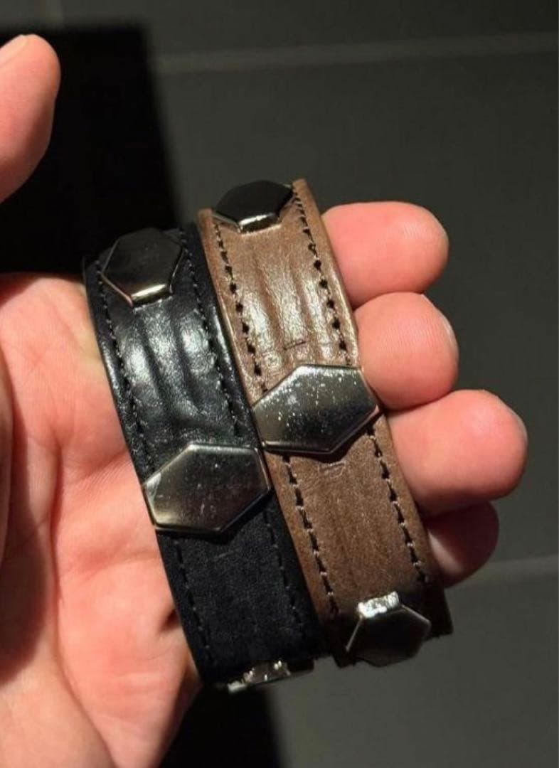 weekend peel&lift レザーブレスレット ブラウン - メルカリ