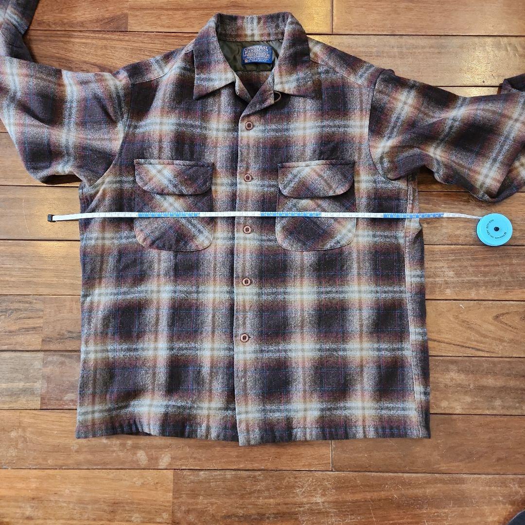 70s pendleton ペンドルトン オンブレチェック シャツ Lサイズ - メルカリ